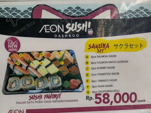 Gambar Makanan AEON Sushi Dash & Go 1