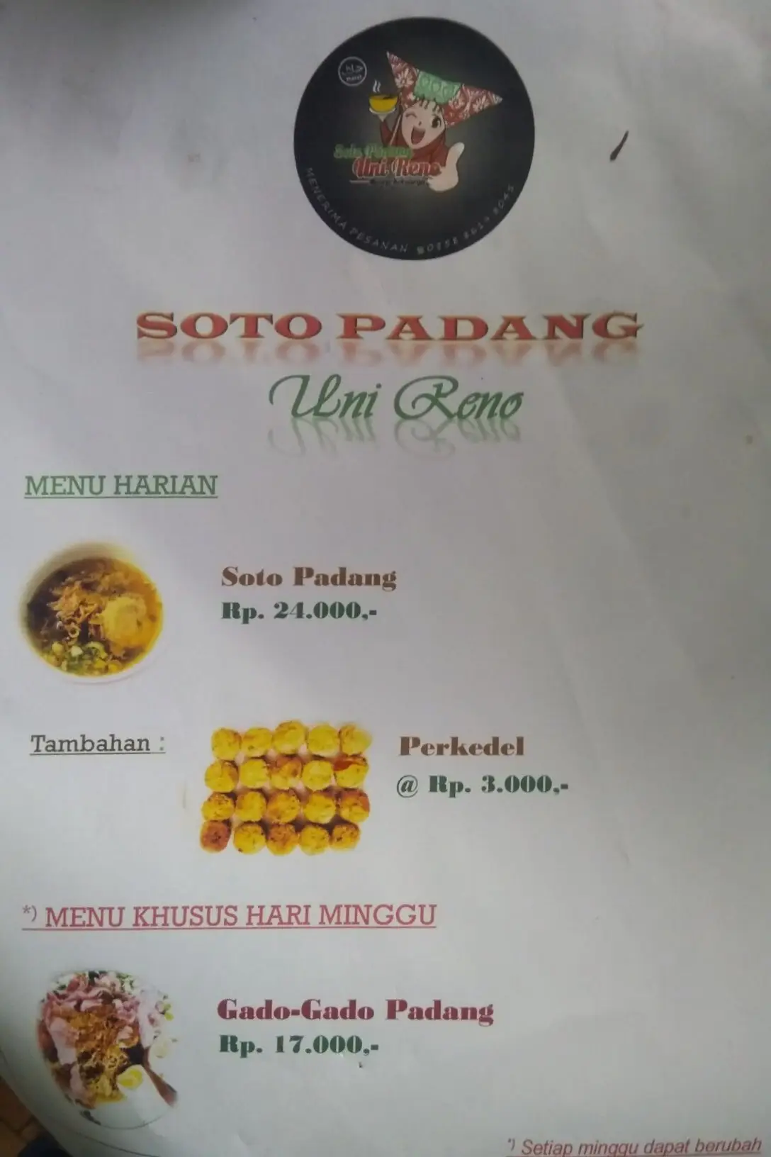 Soto Padang Uni Reno