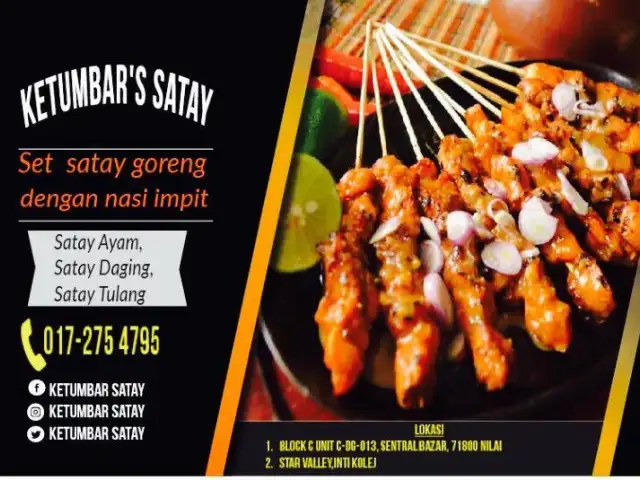 Ketumbar Satay Food Photo 1