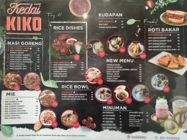 Gambar Makanan Kedai Kiko (Kopi Kiko) 1