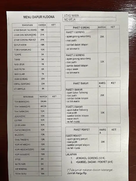 Gambar Makanan Dapur HJ dona 5