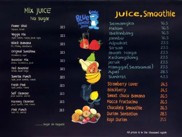 Gambar Makanan Blue Monster Juice 4