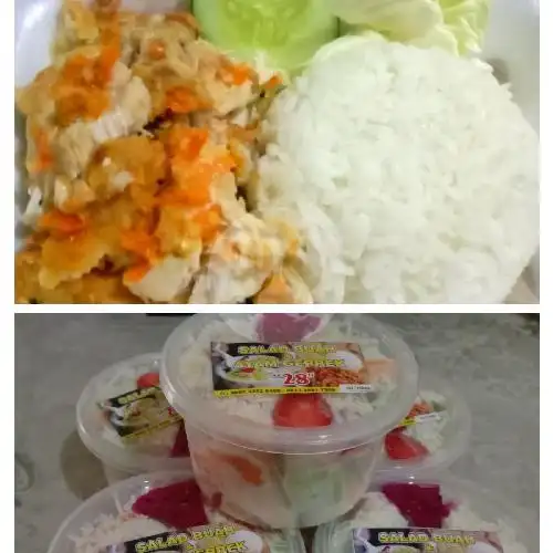 Gambar Makanan Salad Buah & Ayam Geprek 28, Lemah Gempal 19