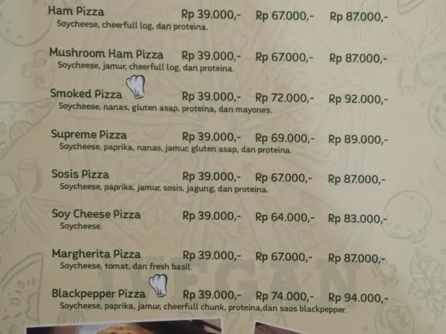 Gambar Makanan iVegan Pizza 16