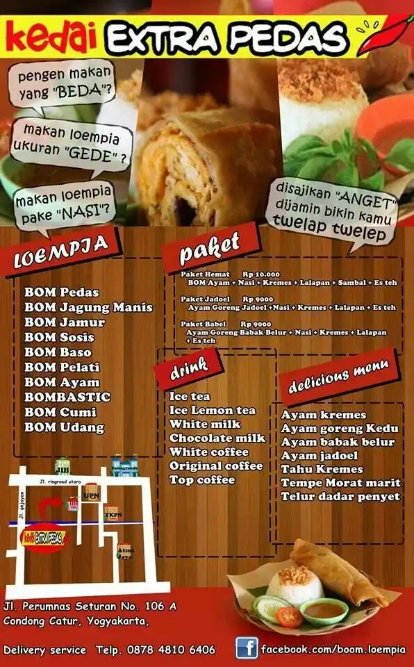 Gambar Makanan Lumpia Boom Extra Pedas UPN Seturan, Yogyakarta 2