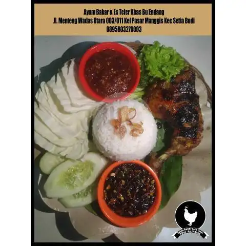 Gambar Makanan Ayam Bakar & Es Teler Khas Bu Endang (Pasar Rumput), Menteng Wadas Utara 5