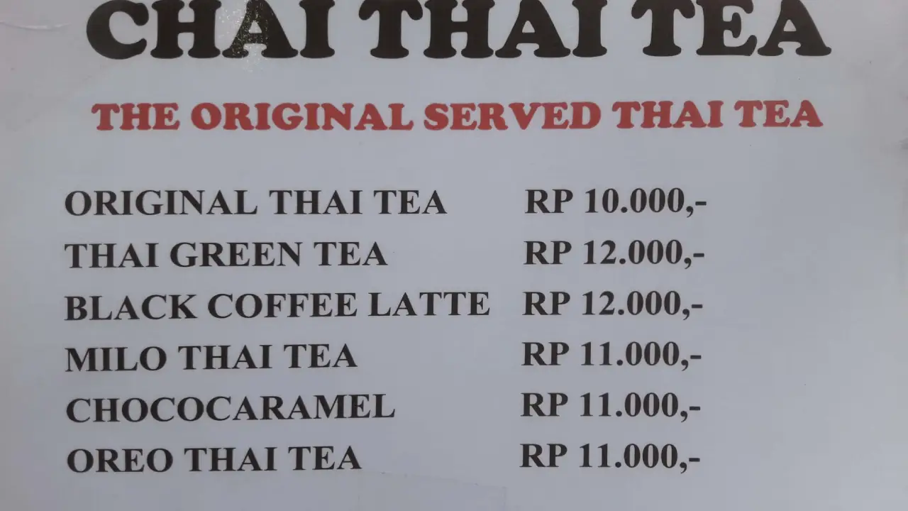 Chai Thai Tea