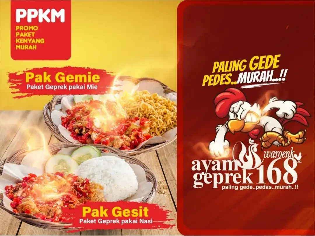 Ayam Geprek 168, Kreo Selatan