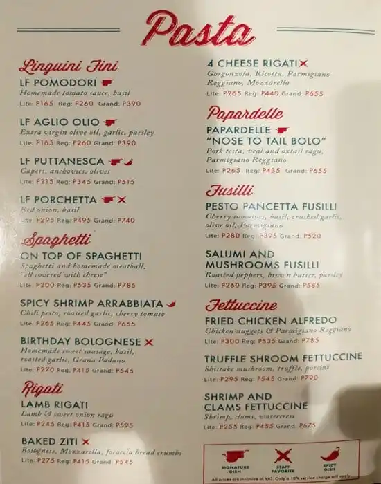 Linguini Fini Food Photo 1