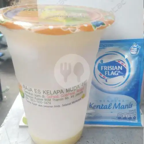 Gambar Makanan Raja Es Kelapa Muda 46, Kawasan Kuliner BSM 14