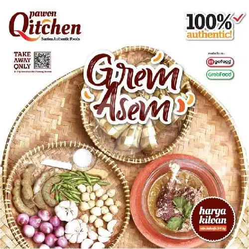 Gambar Makanan Grem Asem Ayam & Bebek - Pawon Qitchen, Cinanggung 12