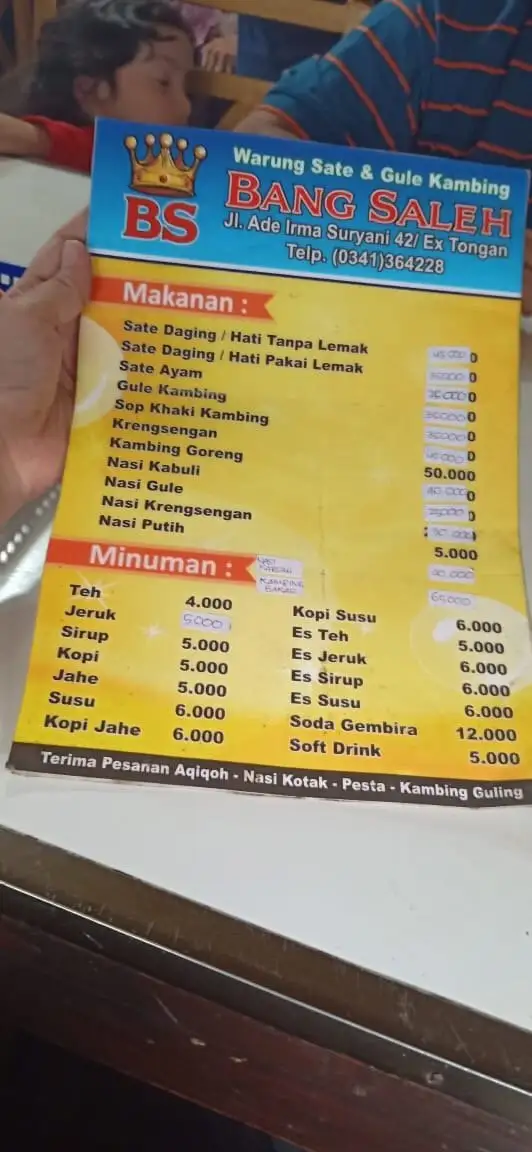 Gambar Makanan Warung Sate & Gule Kambing Bang Saleh 11