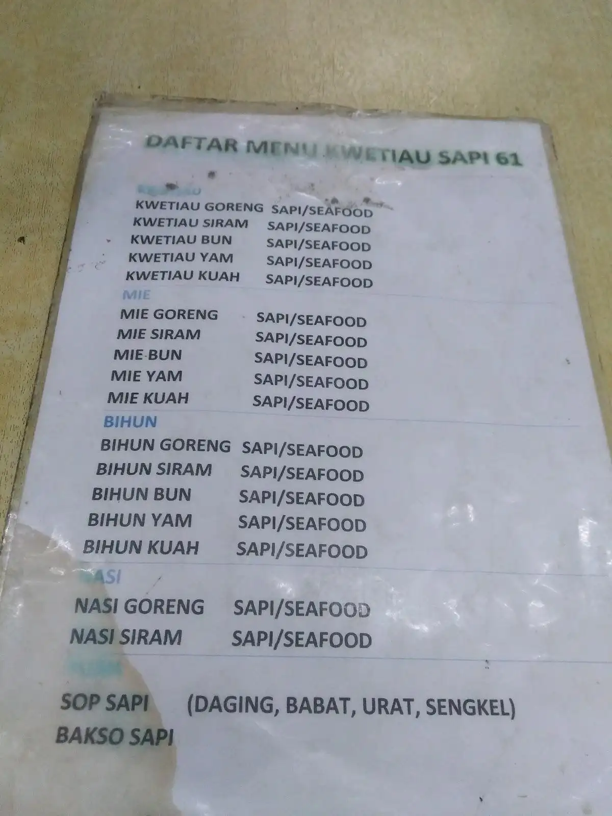 Kwetiaw Sapi Hayam Wuruk 61