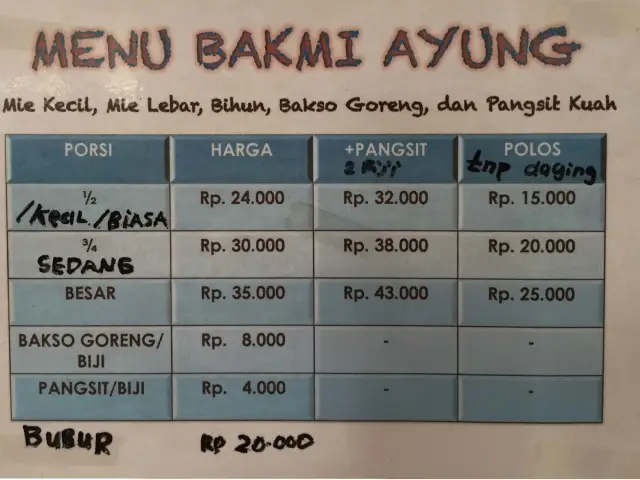 Gambar Makanan Bakmi Ayung 1