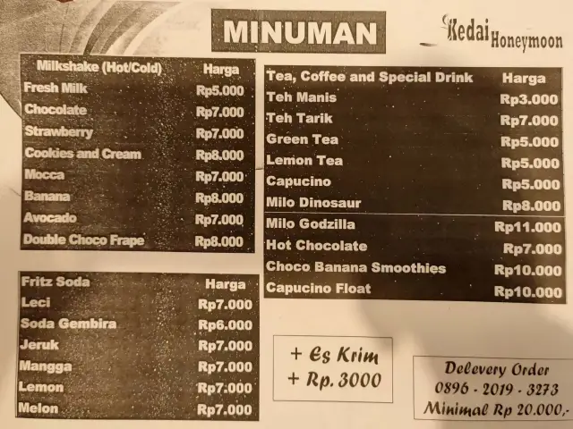 Gambar Makanan Kedai Honeymoon/Tangkaran 6