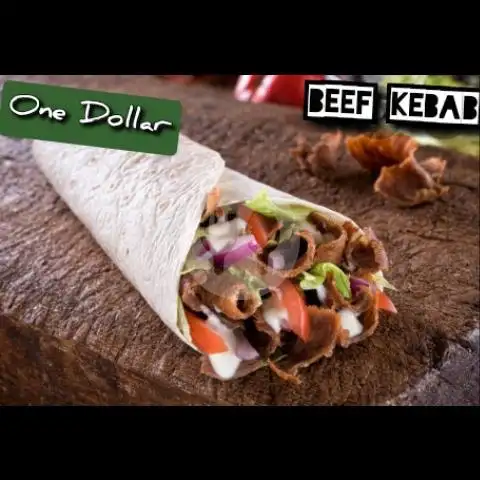 Gambar Makanan Kebab Beef One Dollar by One Dollar, Kuta 1