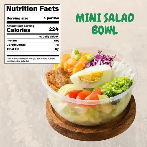 Gambar Makanan Salad Bowl Organic Salad, PIK 19