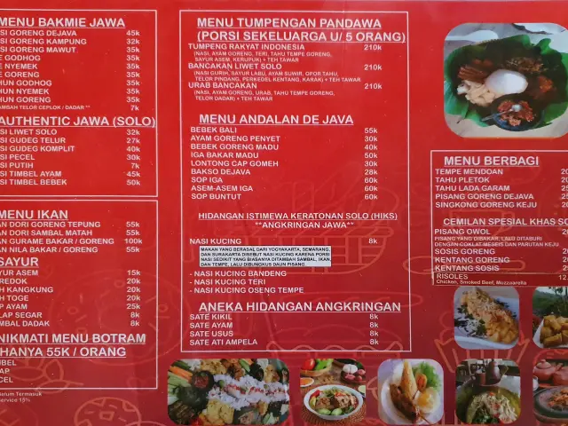 Gambar Makanan Resto de Java 1