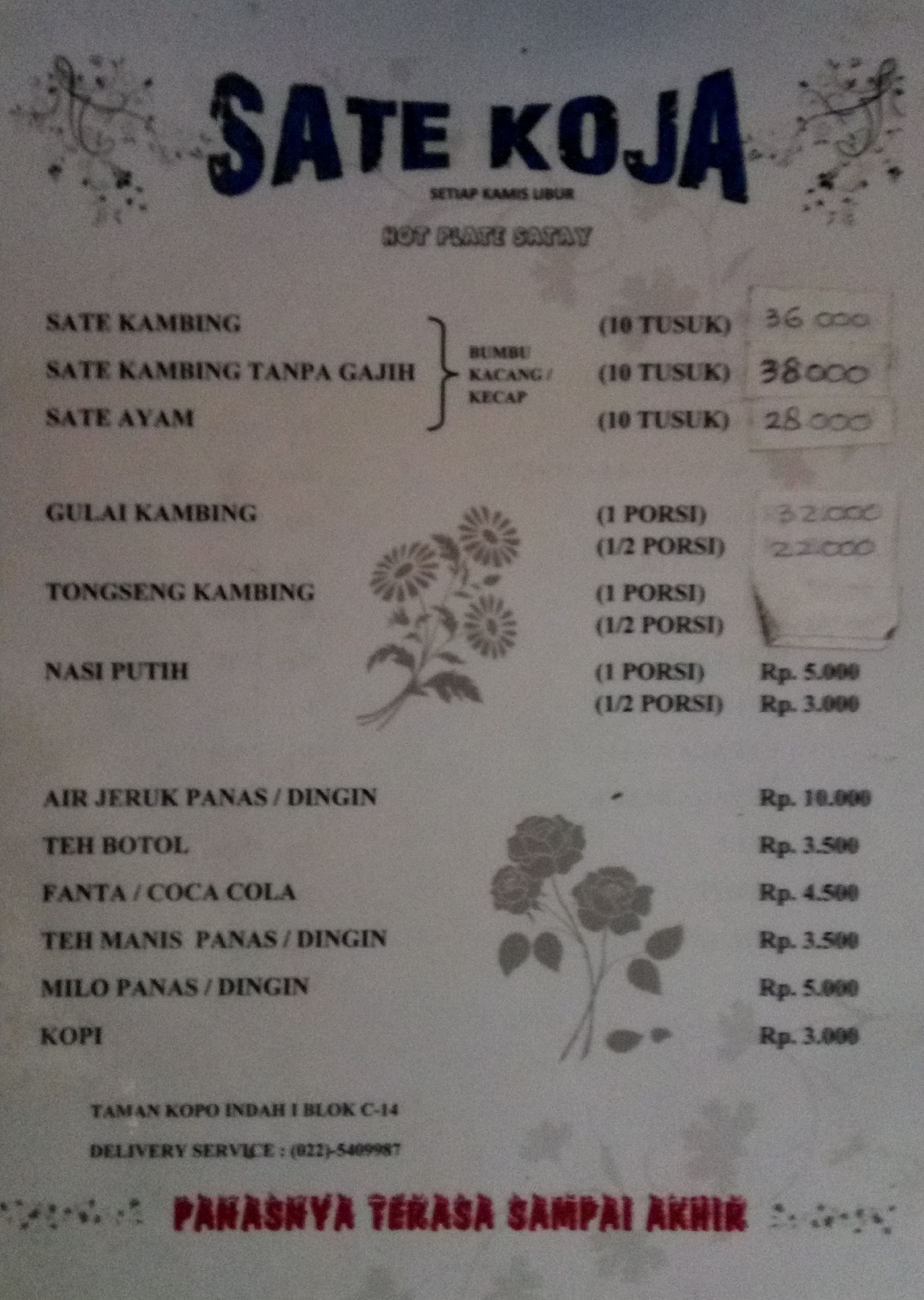 Koja Hot Plate Sate terdekat Restoran dan Tempat Makan Indonesia