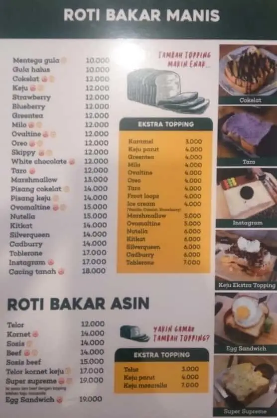 Gambar Makanan Roti Bakar Manahan 1