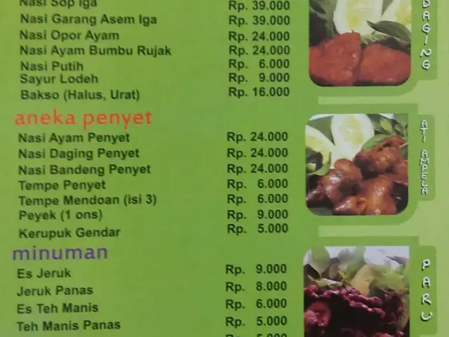 Gambar Makanan Nasi Pecel Mbak Ira 4