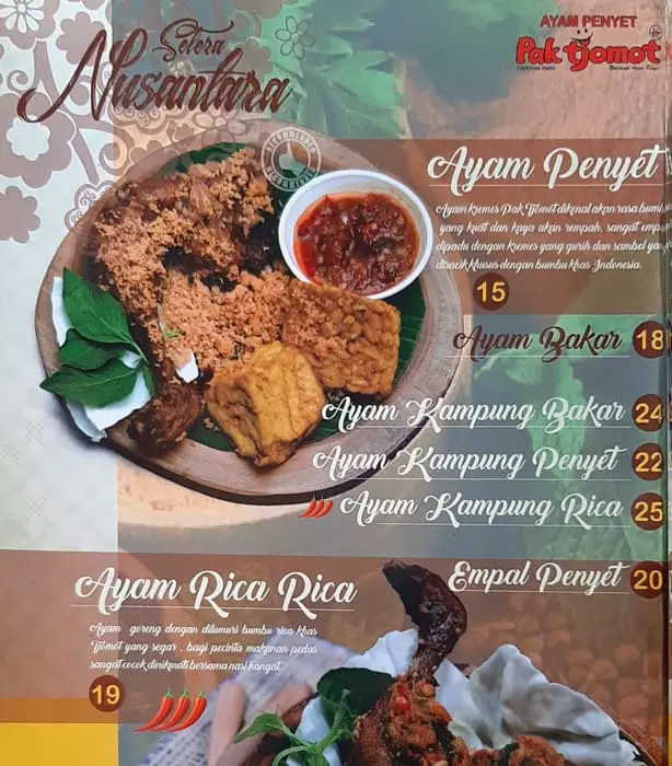 Gambar Makanan Ayam Penyet Pak Tjomot 2