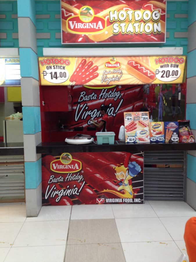 Virginia Hotdog menu price 20222023 near Gaisano Grand Mall in Cebu