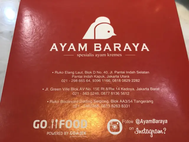 Gambar Makanan Ayam Baraya 3