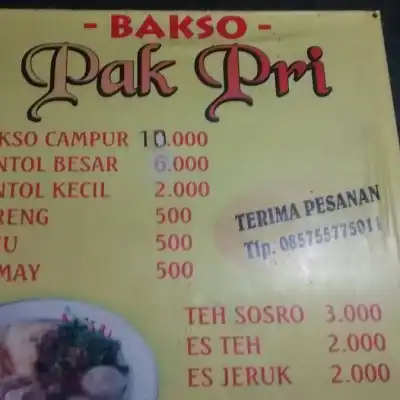 Bakso Pak Pri Donomulyo 2