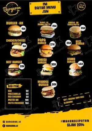 Gambar Makanan Burgerax BSD 1