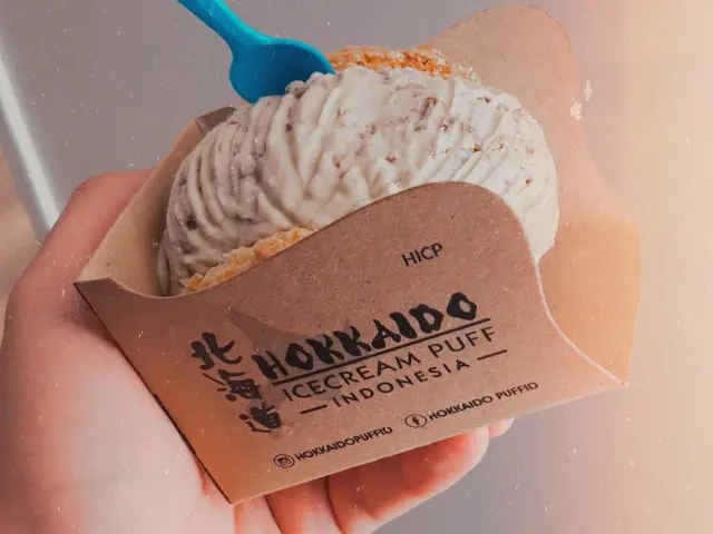 Gambar Makanan Hokkaido Icecream Puff 3