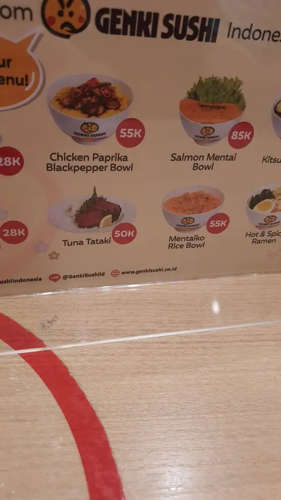 Gambar Makanan Genki Sushi Lippo Mall Puri 18