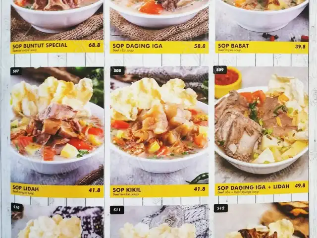 Gambar Makanan Chop Buntut Cak Yo Bintaro Xchange Mall 6