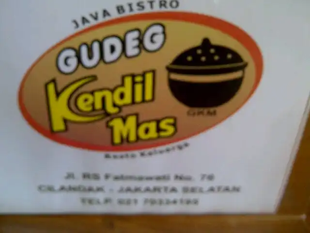 Gambar Makanan Gudeg Kendil Mas 7