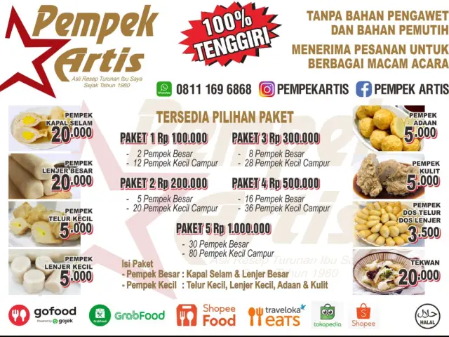 Gambar Makanan Pempek Artis 1