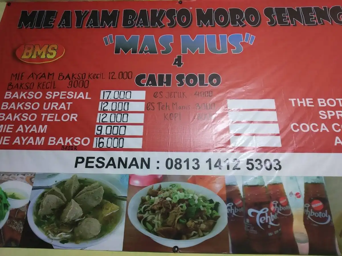 Mie Ayam Baso Moro Seneng Mas Mus 4
