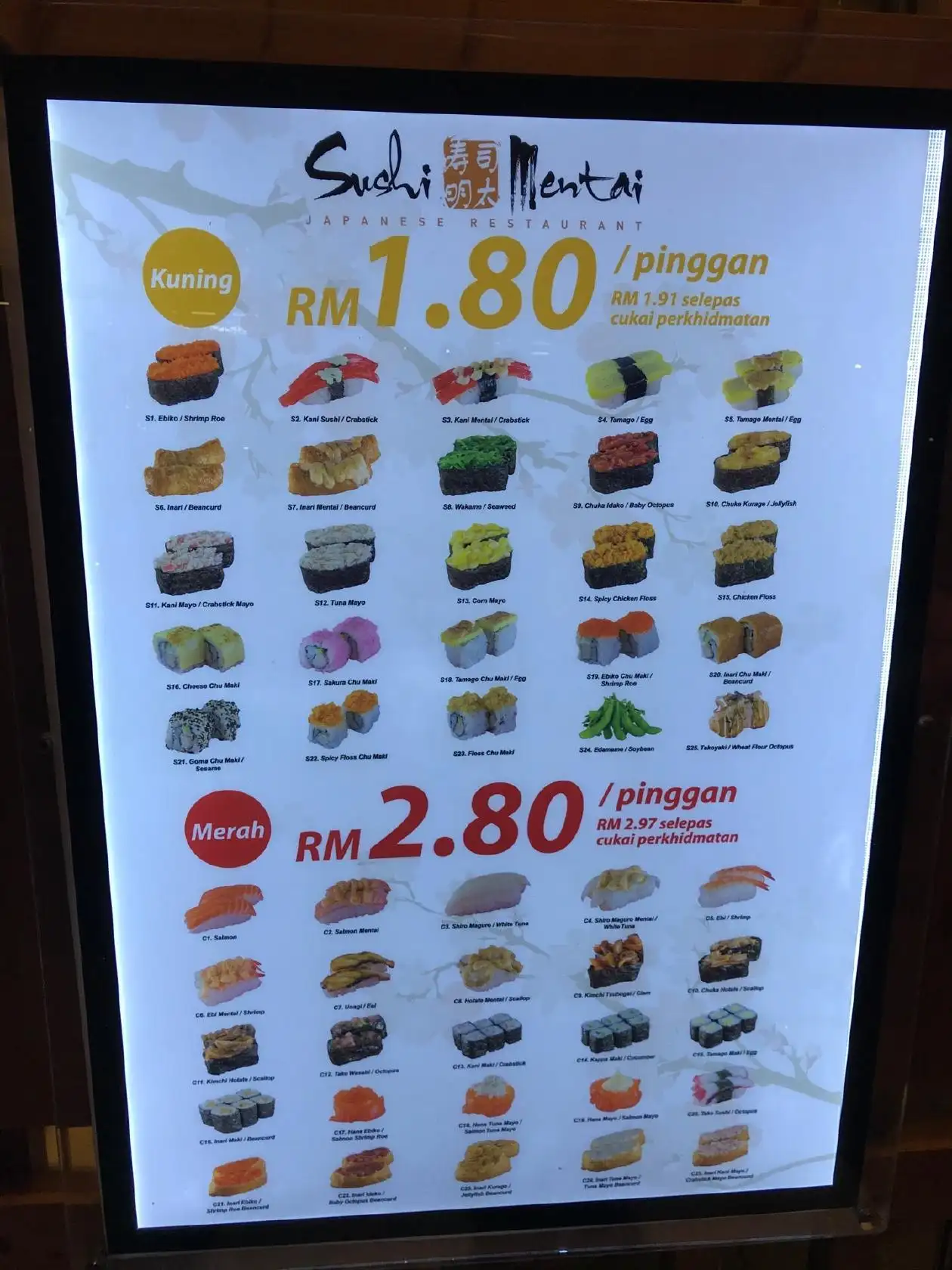 Sushi Mentai @ Taman Megah