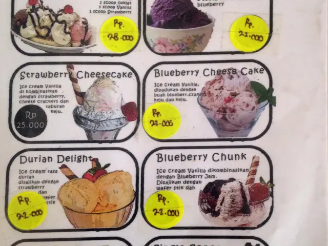 Gambar Makanan Blueberry Ice Cream 2