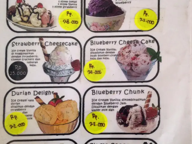 Gambar Makanan Blueberry Ice Cream 6