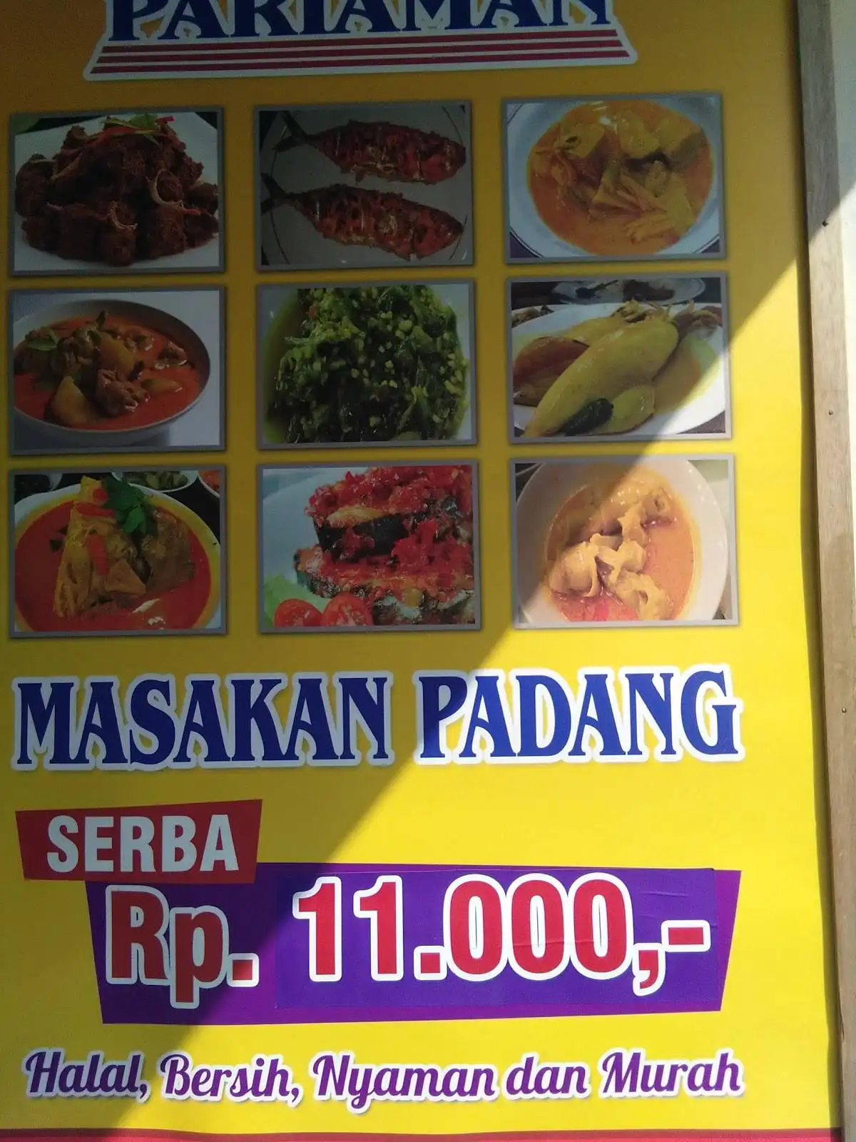 Pariaman Padang Food Restaurant