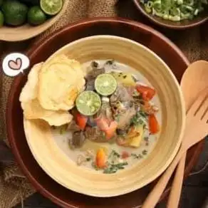 Gambar Makanan Soto Betawi Ibu Yayah- Rawa Terate 3