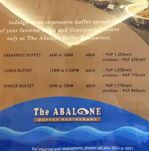 The Abalone - JPark Island Resort Food Photo 1