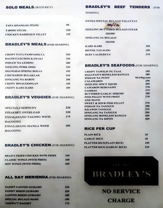 Bradley's Grill And Bulalo Food Photo 1