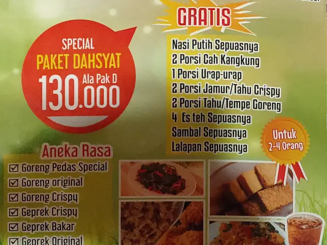 Gambar Makanan Ayam Bakar Pak D 6