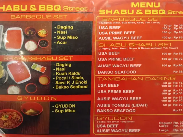 Gambar Makanan Shabu & BBQ Street 1
