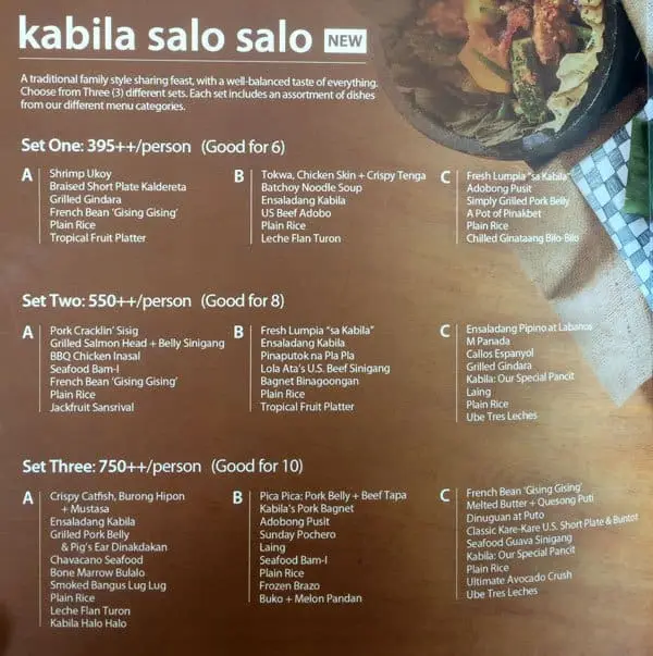 Kabila Filipino Bistro Food Photo 1