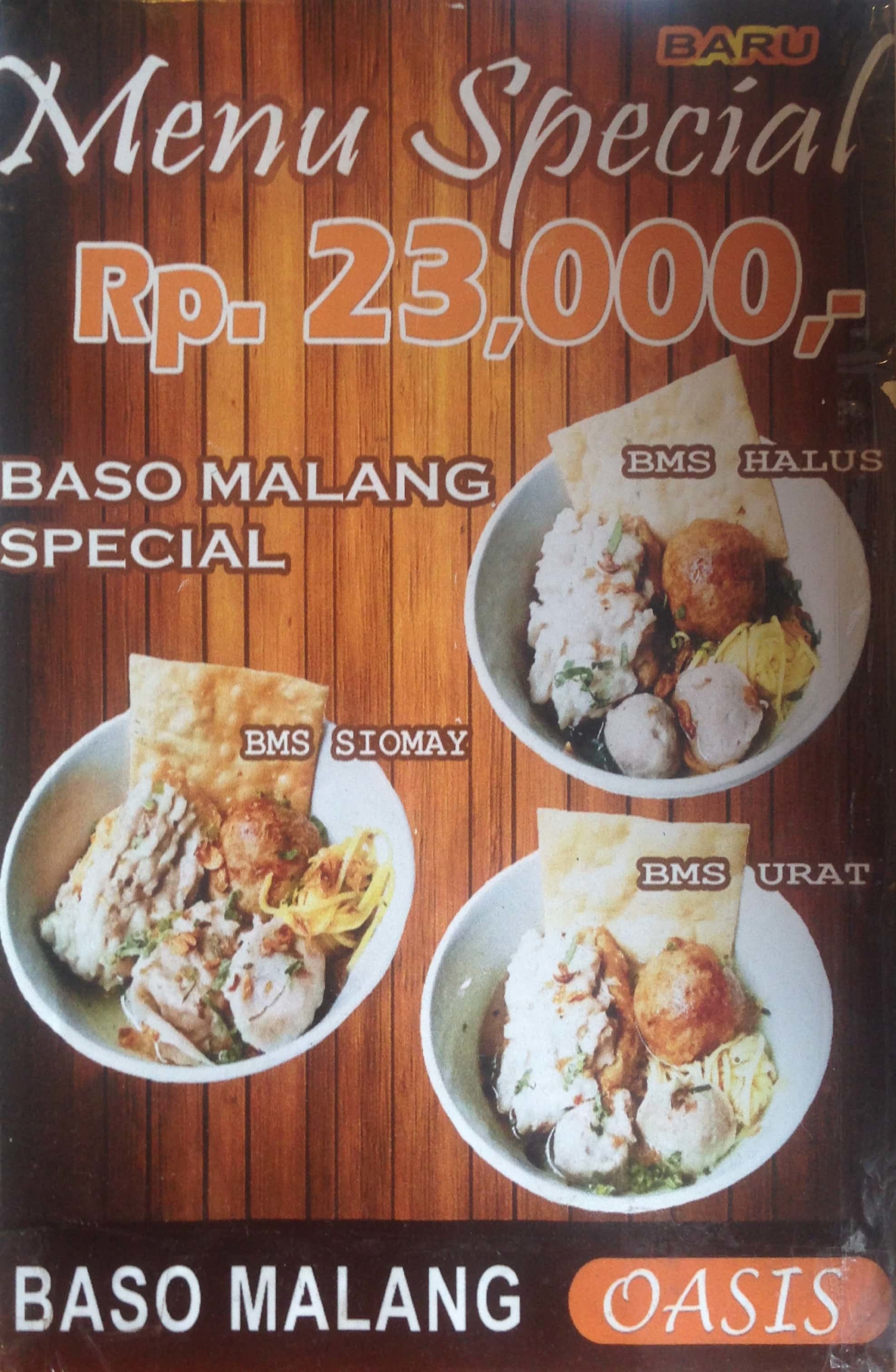 Baso Malang Oasis Terdekat Restoran Dan Tempat Makan Indonesia