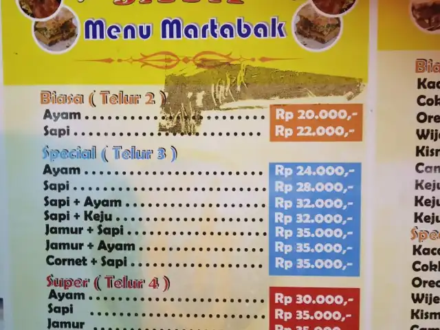 Gambar Makanan HOLANE JAYA (MARTABAK & TERANG BULAN) 4