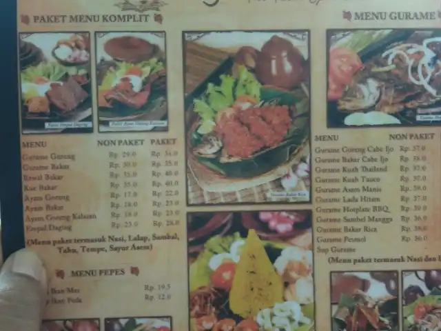 Gambar Makanan Raja Gurame Resto, Jl. Cempaka Putih Raya 10