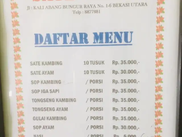 Sate Anda Kali Abang